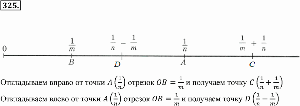 Часть 1. Обыкновенные дроби. §2. Сложение и вычитание дробей с разными знаменателями. Часть 1, номер №325 — решение 1