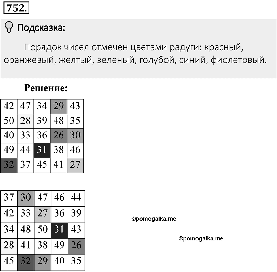 Часть 1. Обыкновенные дроби. §4. Отношения и пропорции. Часть 1, номер №752 — решение 2