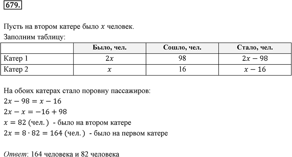 Часть 2. Рациональные числа. §9. Координаты на плоскости. Часть 2, номер №679 — решение 1