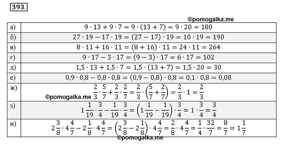Часть 2. Рациональные числа. §8. Решение уравнений. Часть 2, номер №393 — решение 1