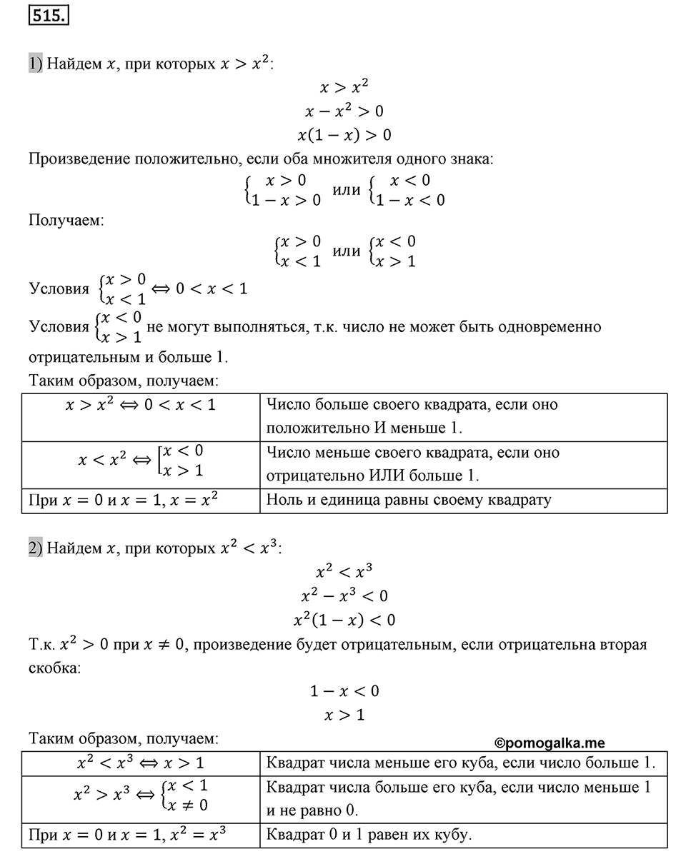 Часть 2. Рациональные числа. §9. Координаты на плоскости. Часть 2, номер №515 — решение 1