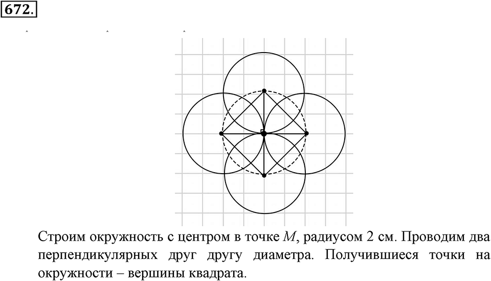 Преобразование буквенных выражений. §22. Окружность. Длина окружности. Номер 672 — решение 1