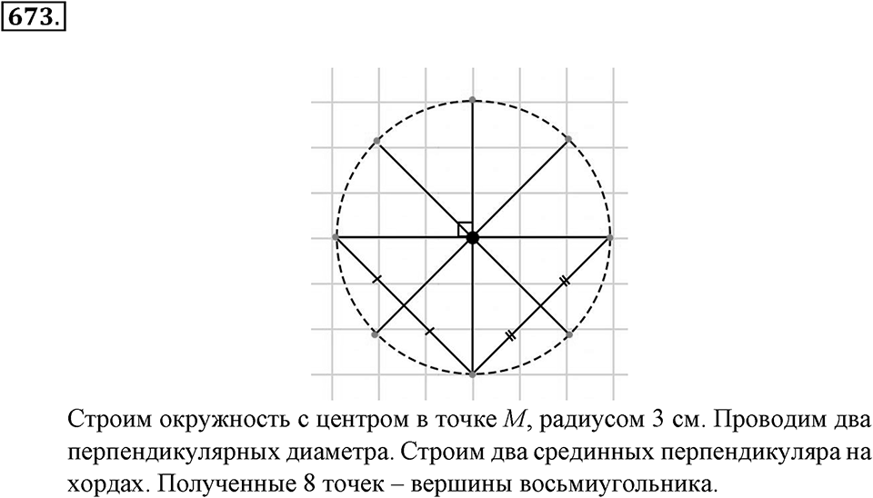 Преобразование буквенных выражений. §22. Окружность. Длина окружности. Номер 673 — решение 1