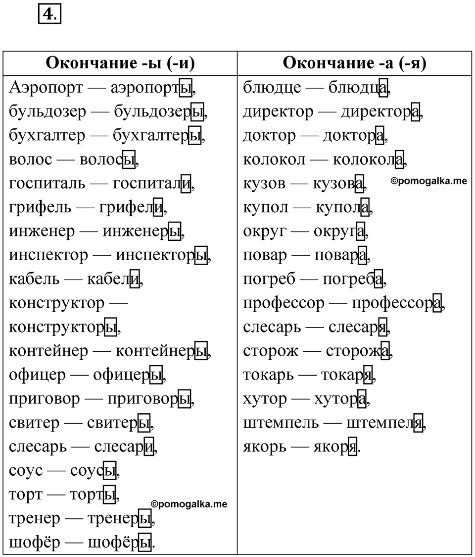 Упражнение 4 — решение 1
