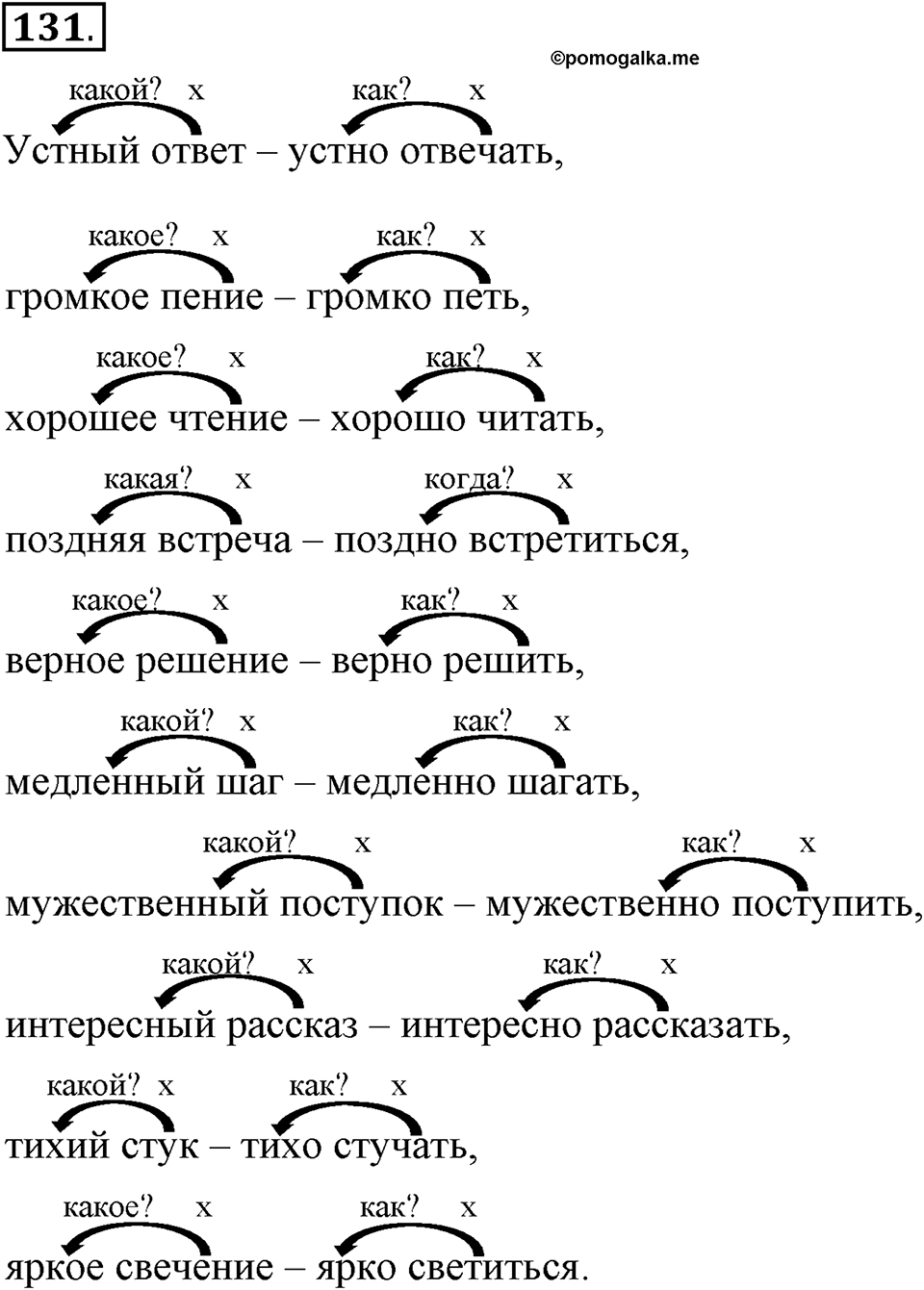 Упражнение 131 — решение 1