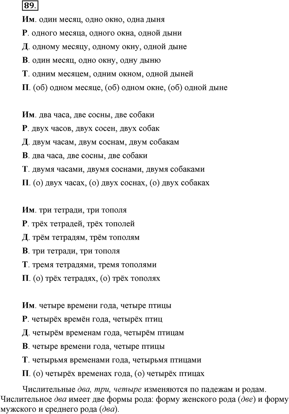 Упражнение 89 — решение 1