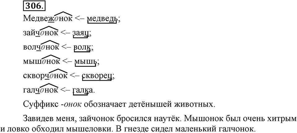 Упражнение 306 — решение 3