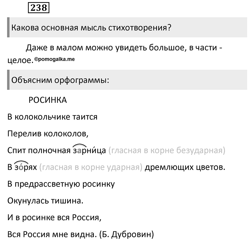 Упражнение 238 — решение 2