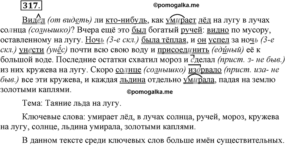 Упражнение 317 — решение 3