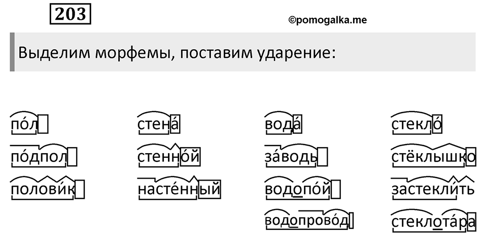 Упражнение 203 — решение 2