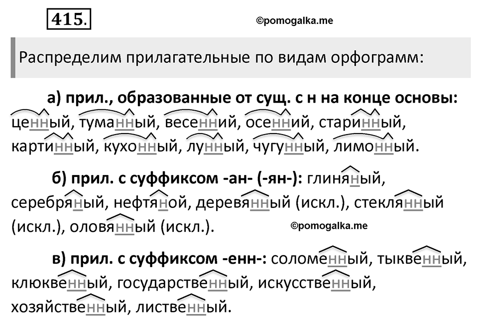 Упражнение 415 — решение 2