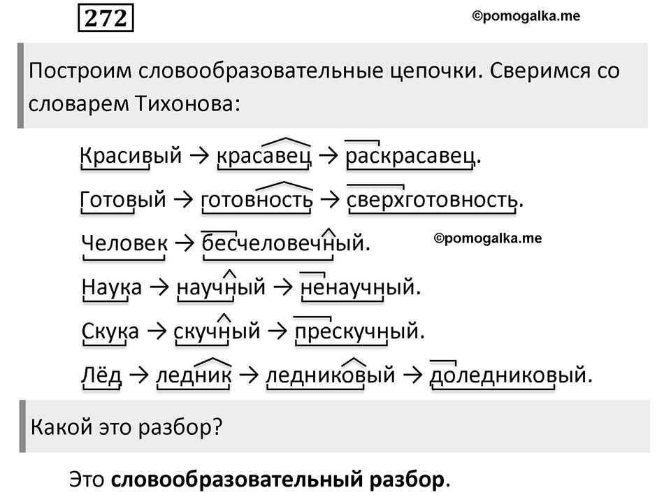 Упражнение 272 — решение 2