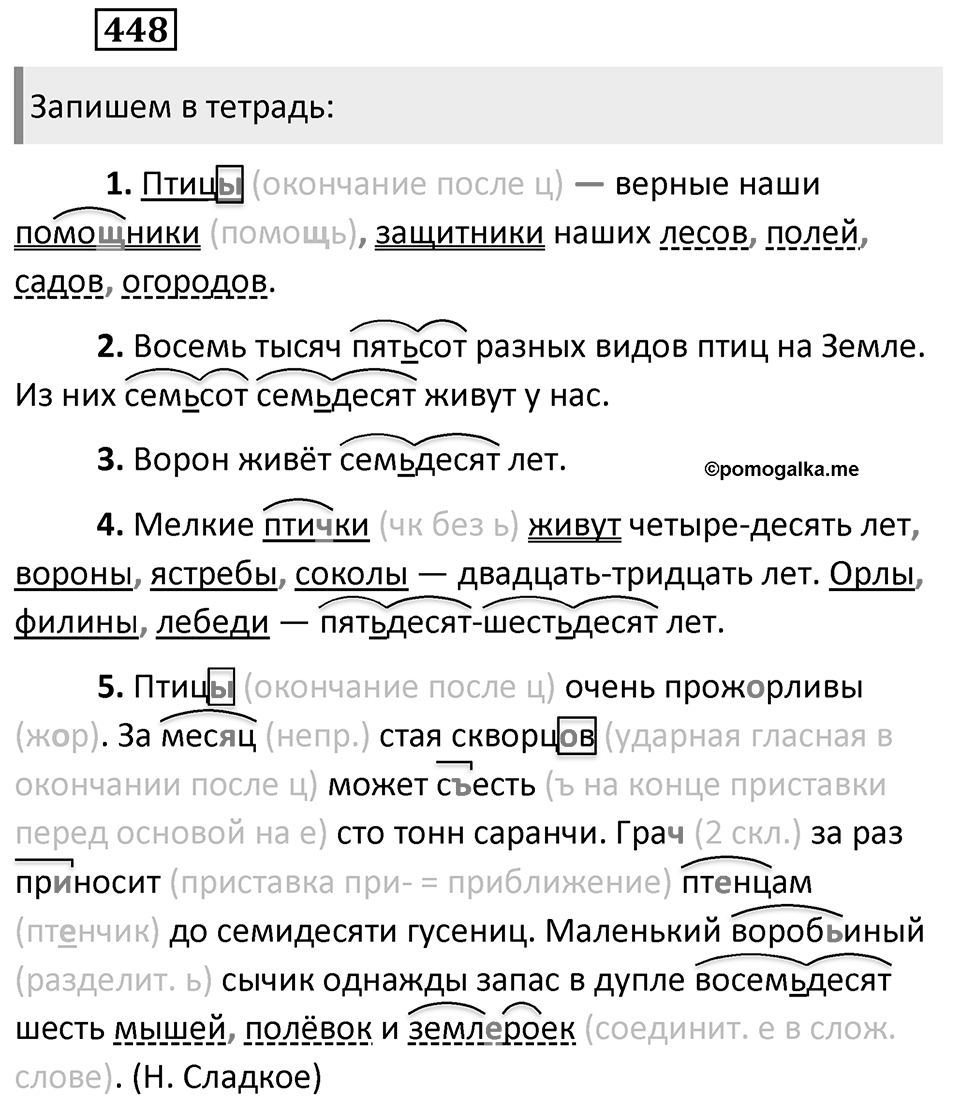 Упражнение 448 — решение 1