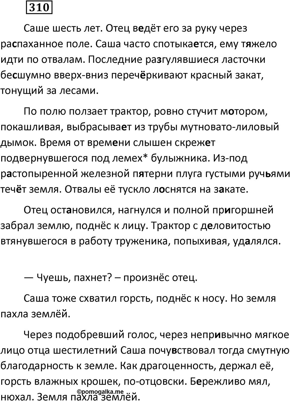 Упражнение 310 — решение 2