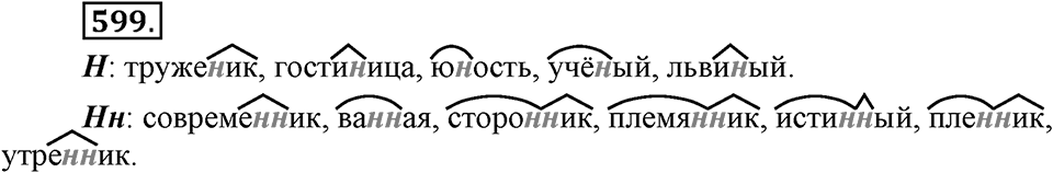 Упражнение 599 — решение 3