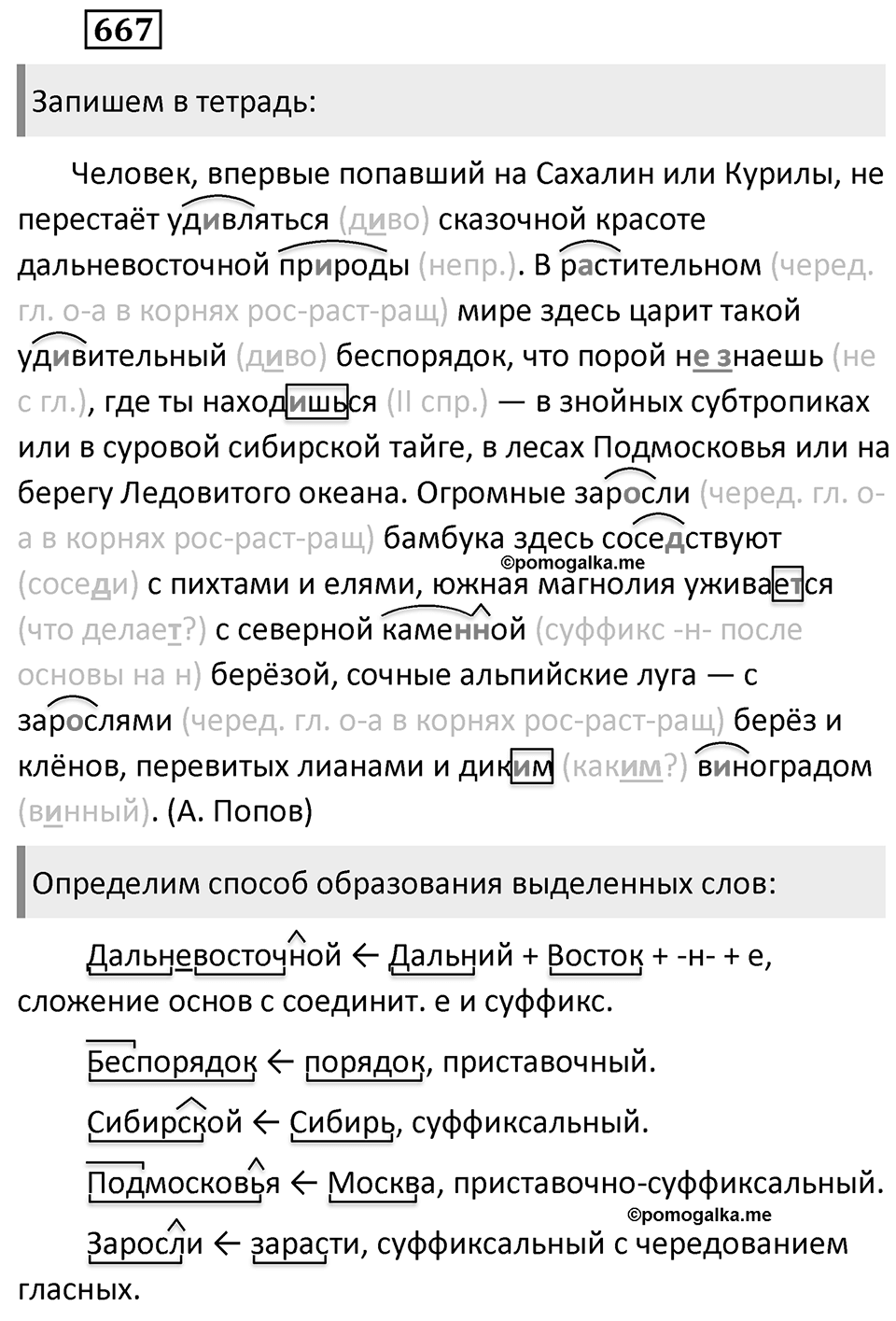 Упражнение 667 — решение 2