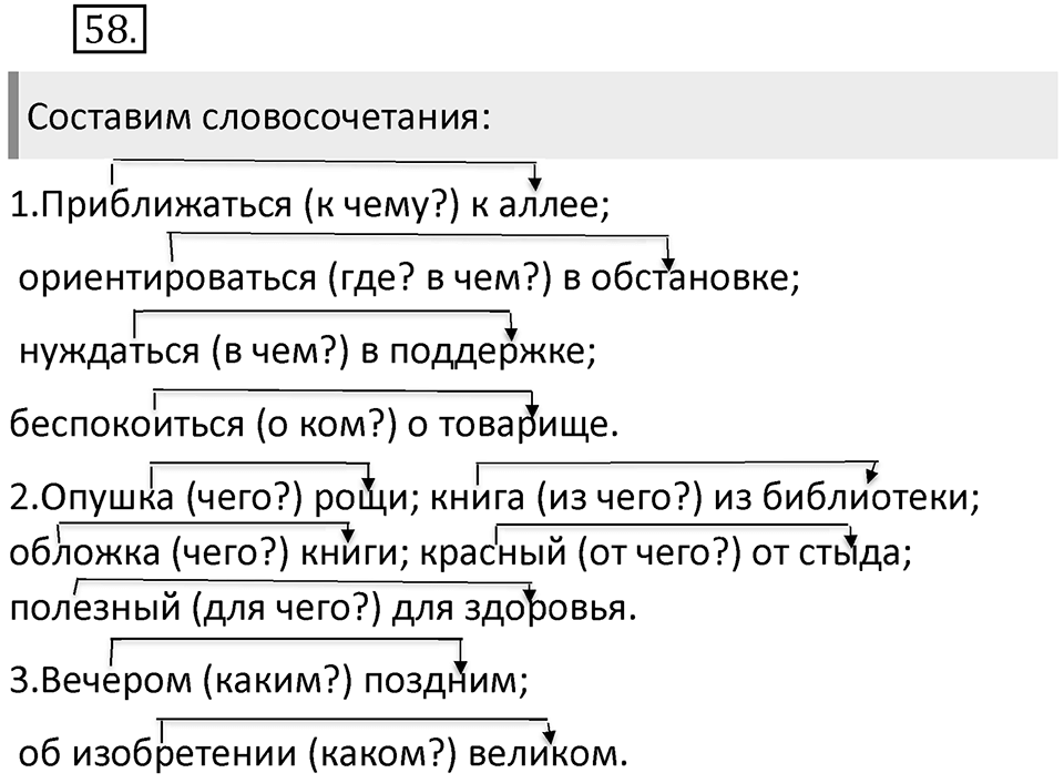 Упражнение 58 — решение 2