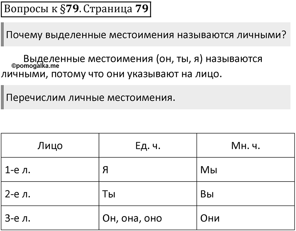 Часть 2 страница 79 Вопросы к §79 — решение 1