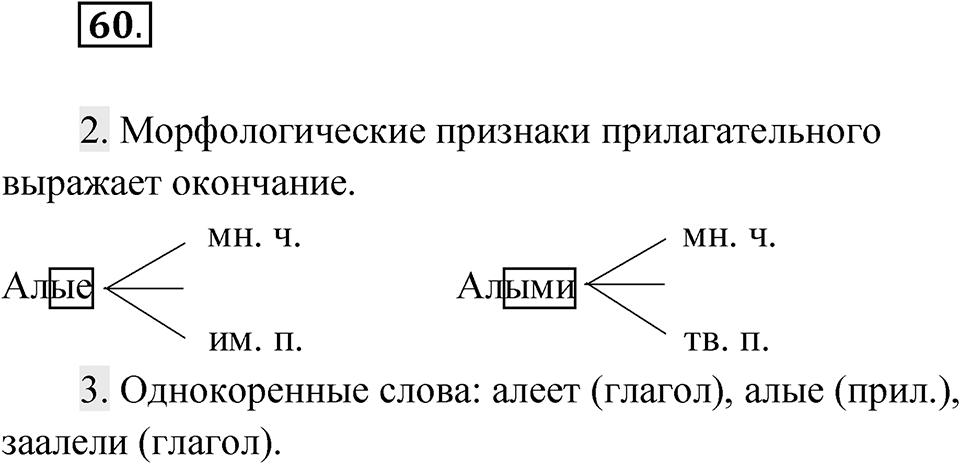 Упражнение 60 — решение 1