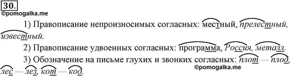 Упражнение 30 — решение 1
