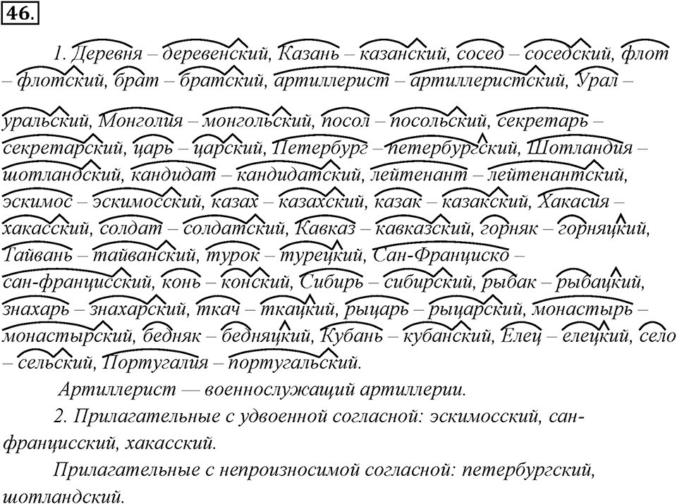 Упражнение 46 — решение 1