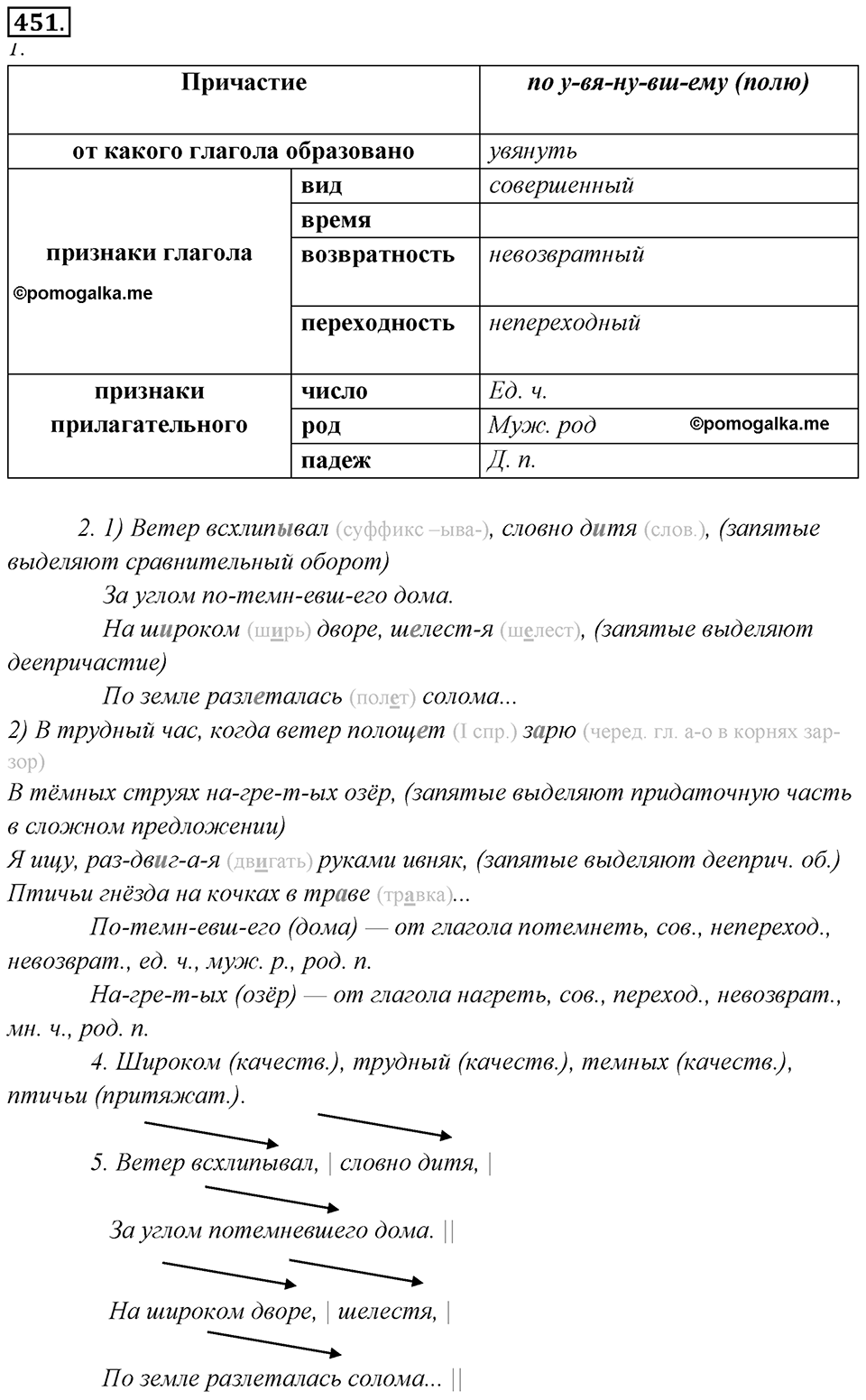 Упражнение 451 — решение 1