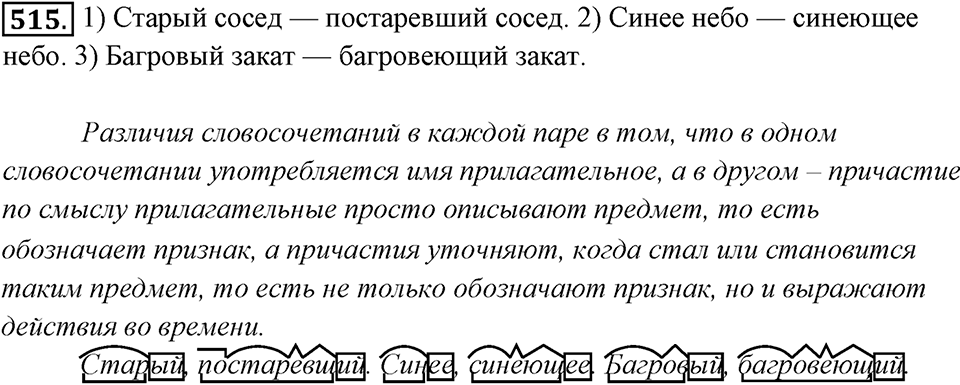 Упражнение 515 — решение 1
