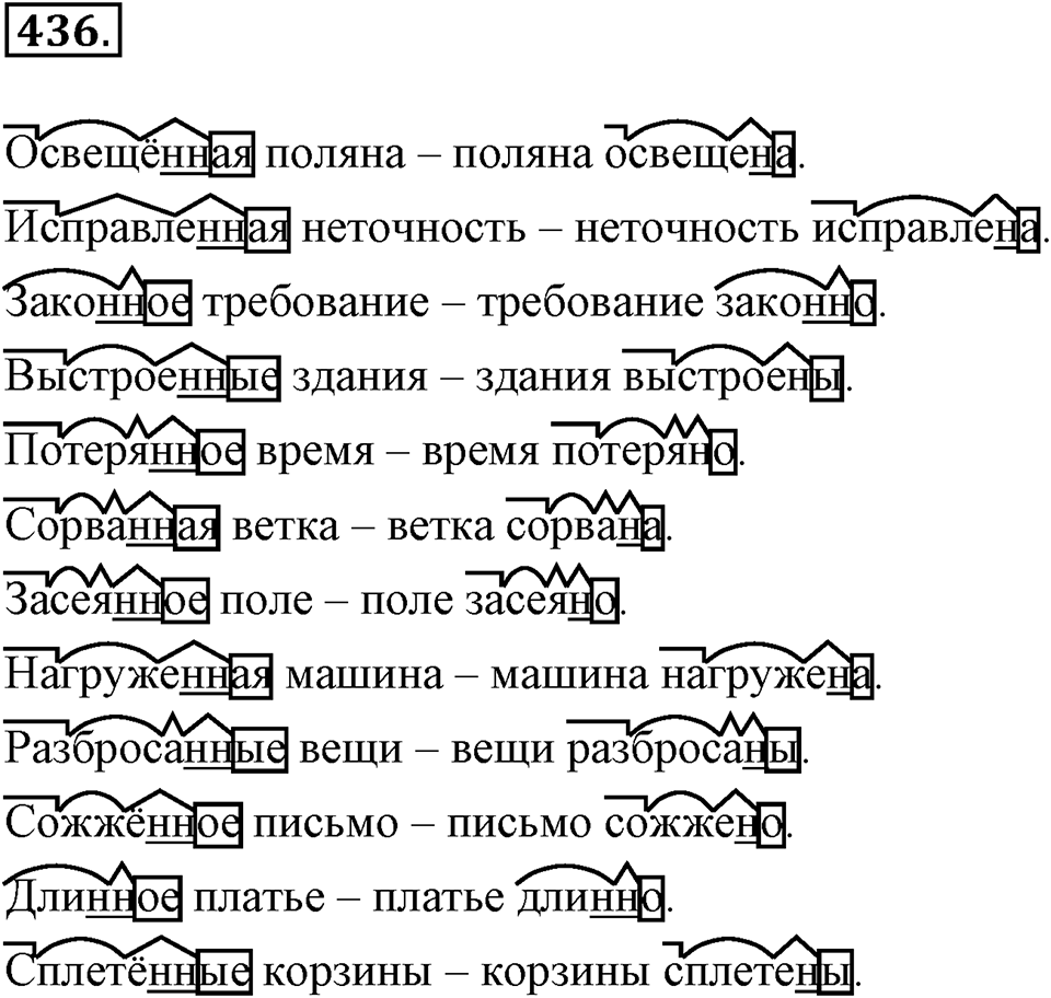 Упражнение 436 — решение 2
