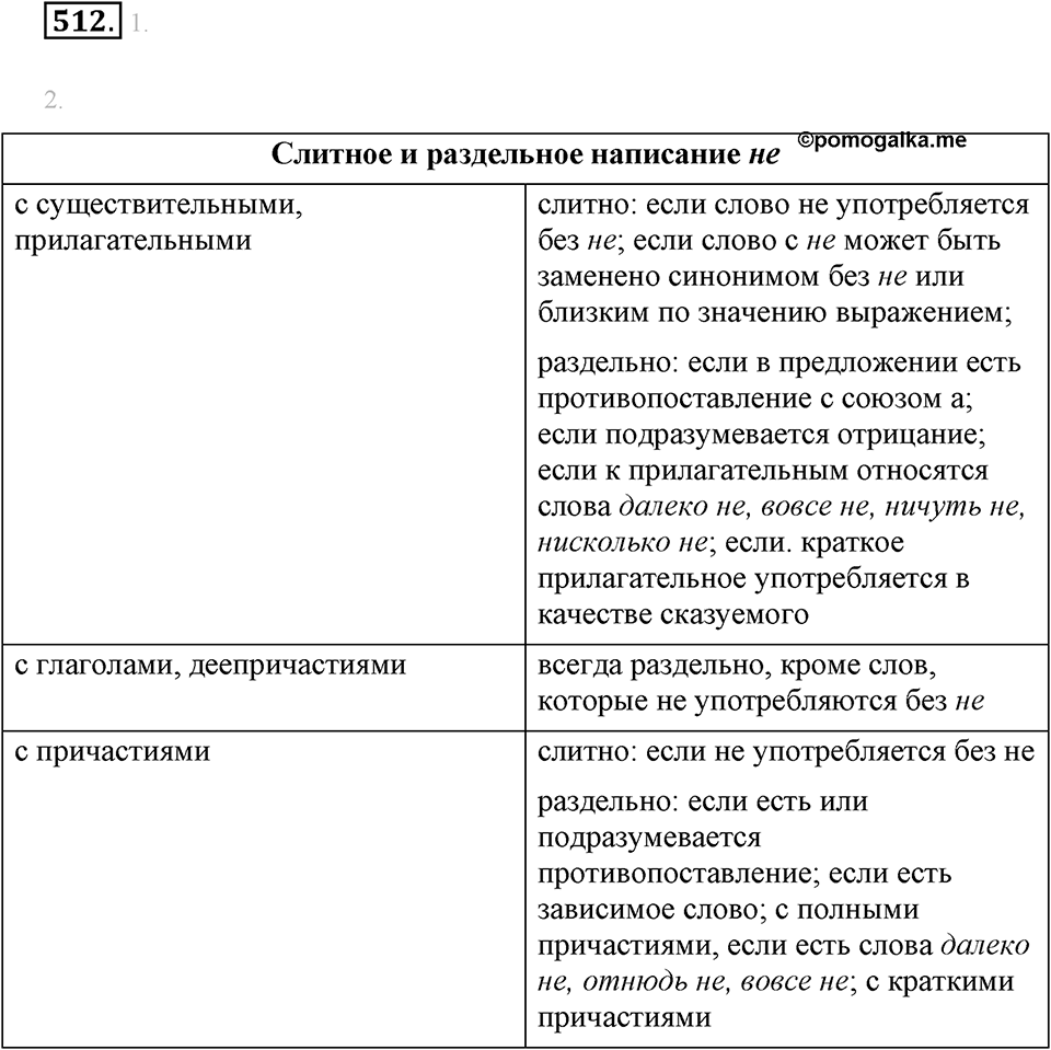 Упражнение 512 — решение 2