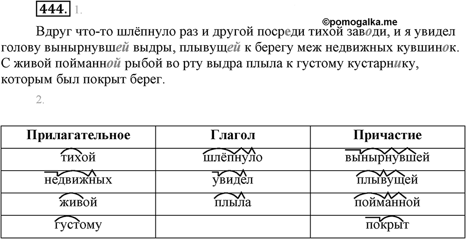 Упражнение 444 — решение 1