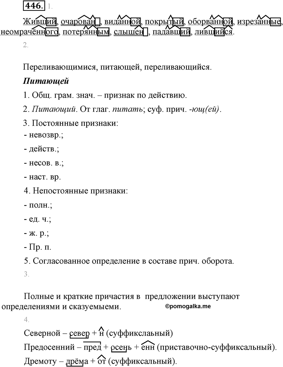 Упражнение 446 — решение 2