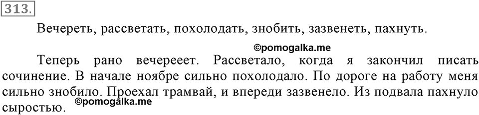 Упражнение 313 — решение 2