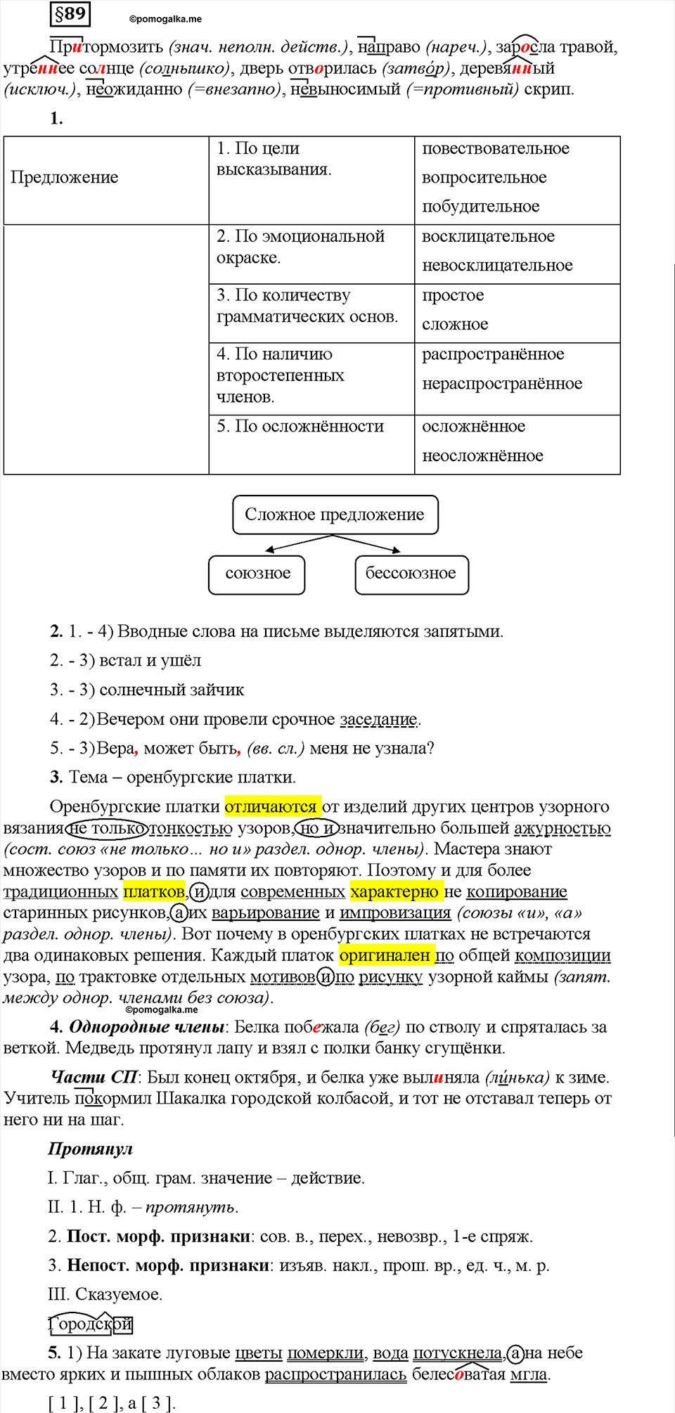 Часть 2. §89. Повторение темы "Синтаксис, пунктуация, культура речи". Страница 154, Дополнителые вопросы — решение 1