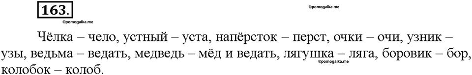 Часть 1. §20. Лексика русского языка с точки зрения её активного и пассивного употребления. Архаизмы, историзмы, неологизмы. Упражнение №163 — решение 1