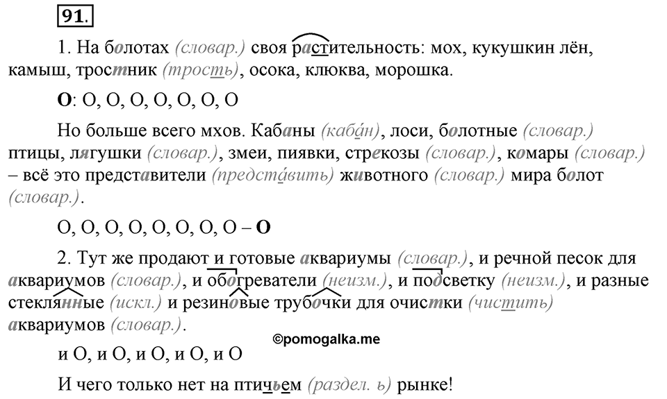 Сколько стилей в современном литературном языке?. §11. Знаки препинания в предложениях с однородными членами (повторение). Глава 4. Упражнение №91 — решение 1