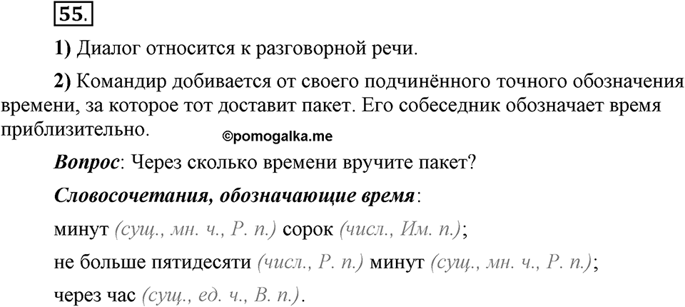 В чём особенности публицистической речи?. Глава 7. Упражнение №55 — решение 1
