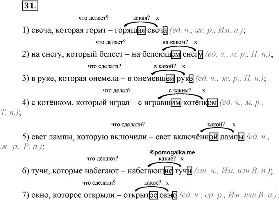 Трудно ли освоить язык науки?. Глава 5. Упражнение №31 — решение 1