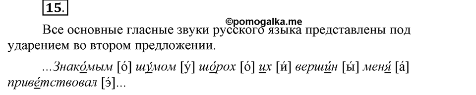 Что значит работать над своей речью?. §2. Повторение изученного в 5 классе. Глава 2. Упражнение №15 — решение 1
