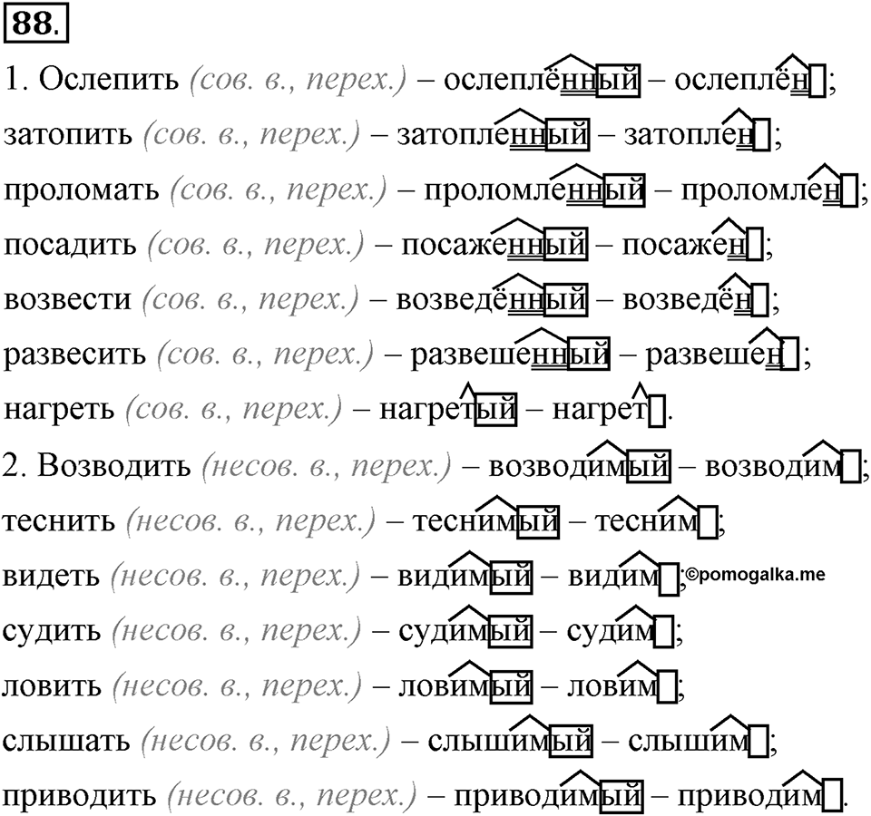 Трудно ли освоить язык науки?. Глава 5. Упражнение №88 — решение 1