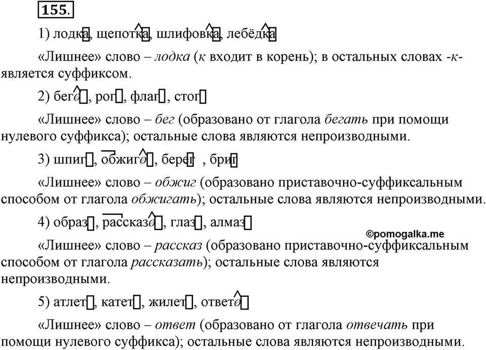 Что такое сферы общения?. §15. Ударение в сложных словах. Глава 3. Упражнение №155 — решение 1