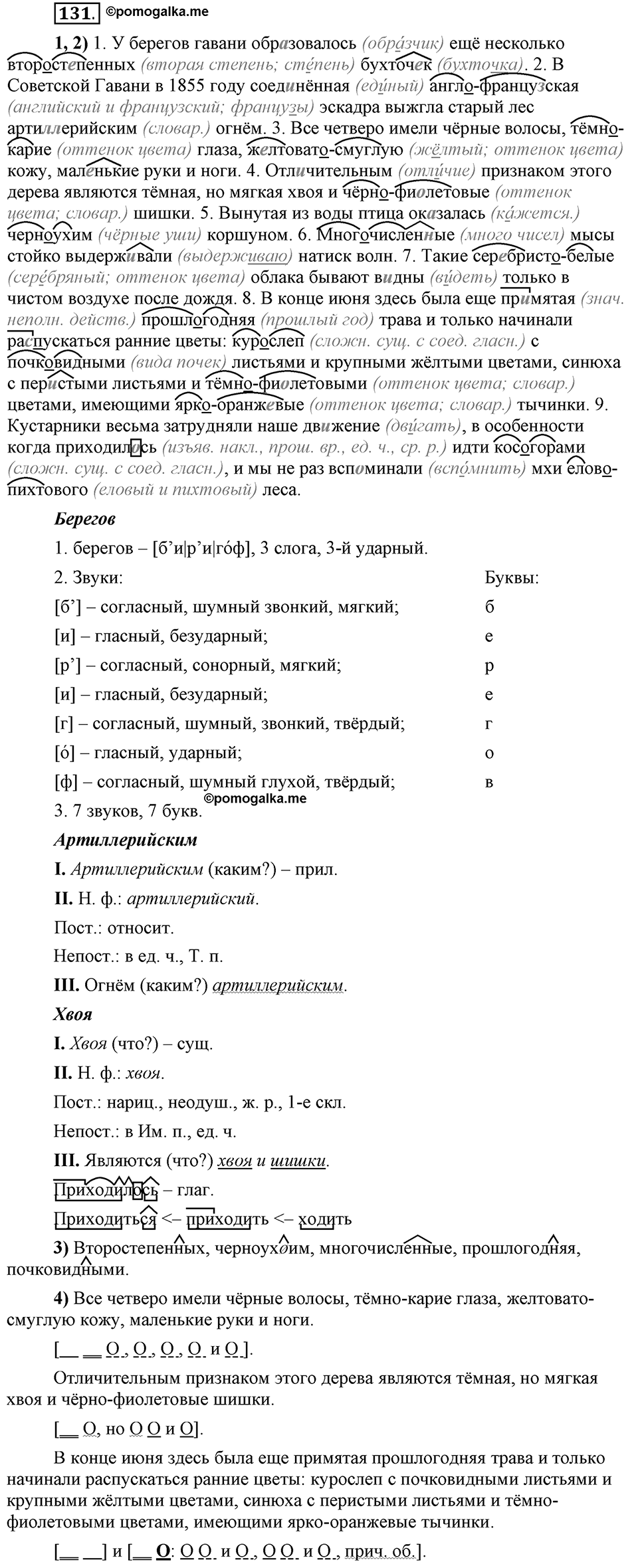 Что такое сферы общения?. §13. Правописание сложных имён прилагательных. Глава 3. Упражнение №131 — решение 1