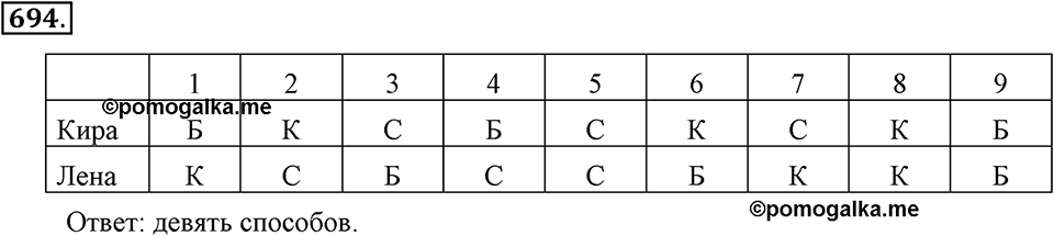 Номер 694 — решение 1