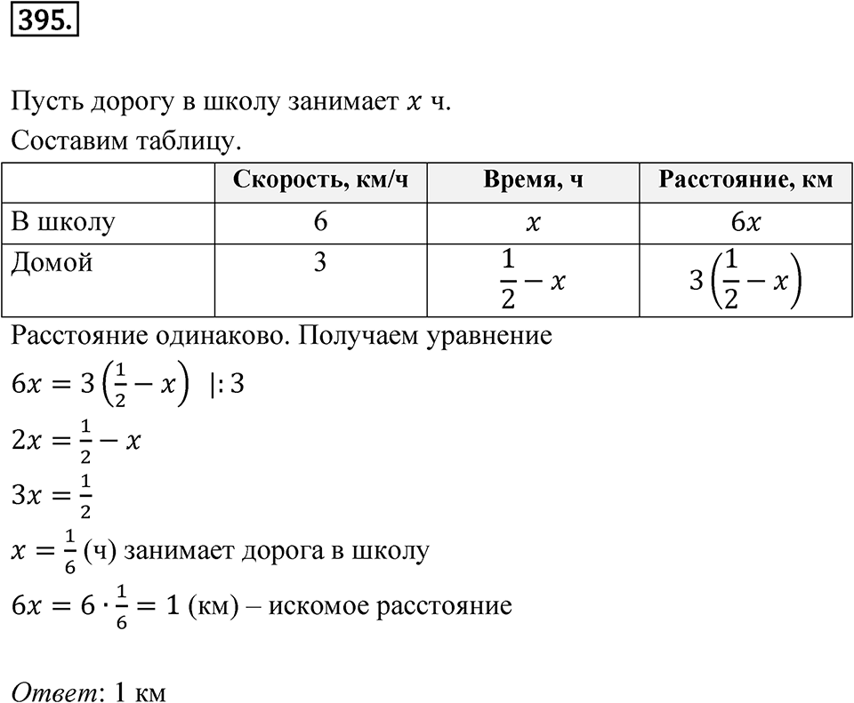 Номер 395 — решение 1