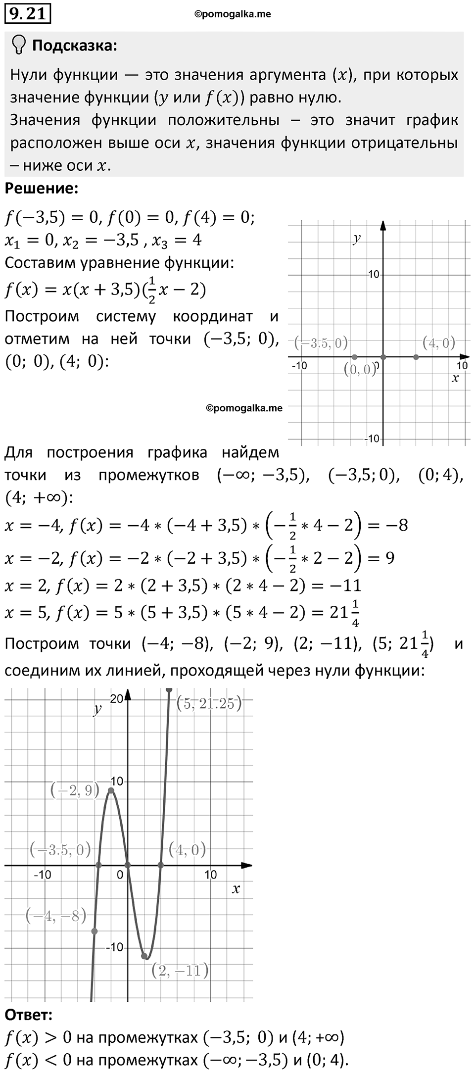Номер 9.21 — решение 1