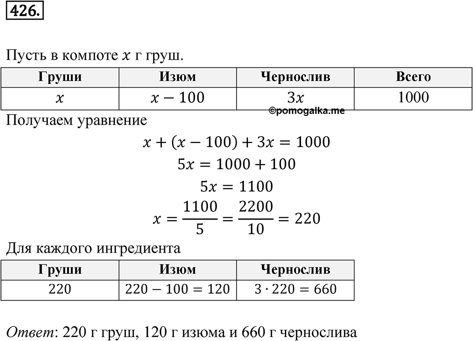 Номер 426 — решение 1