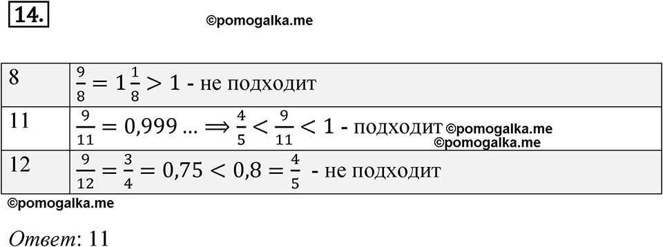 Номер 14 — решение 1