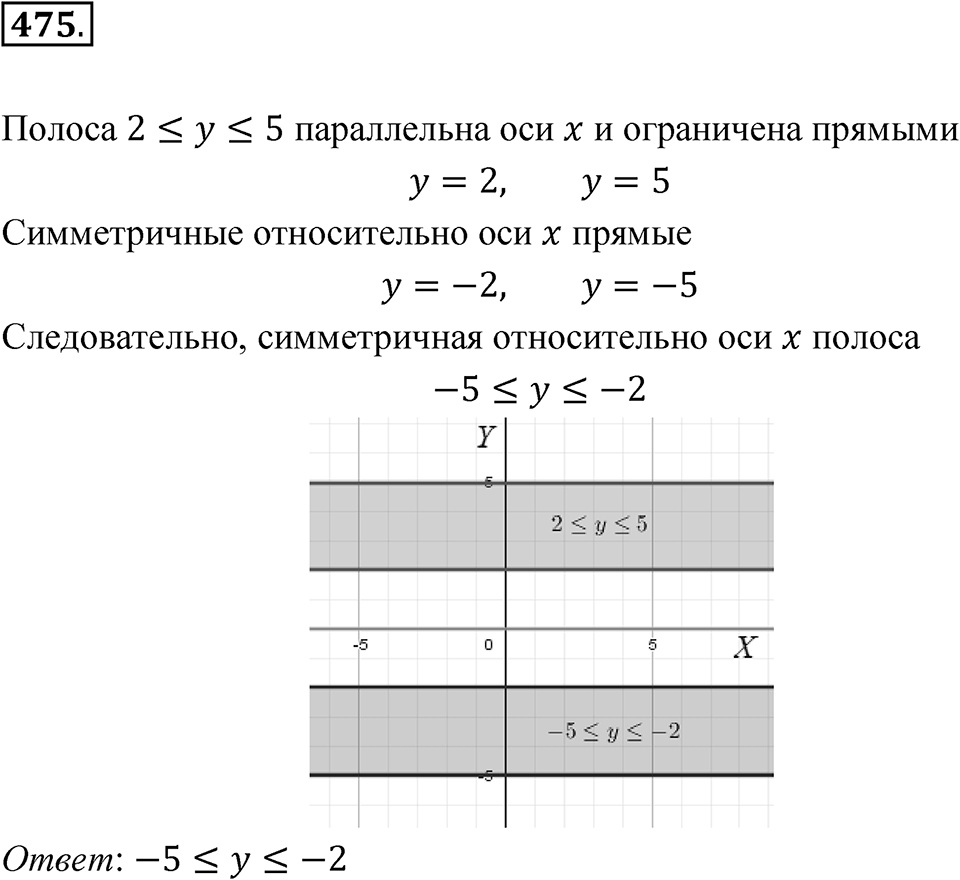 Номер 475 — решение 1