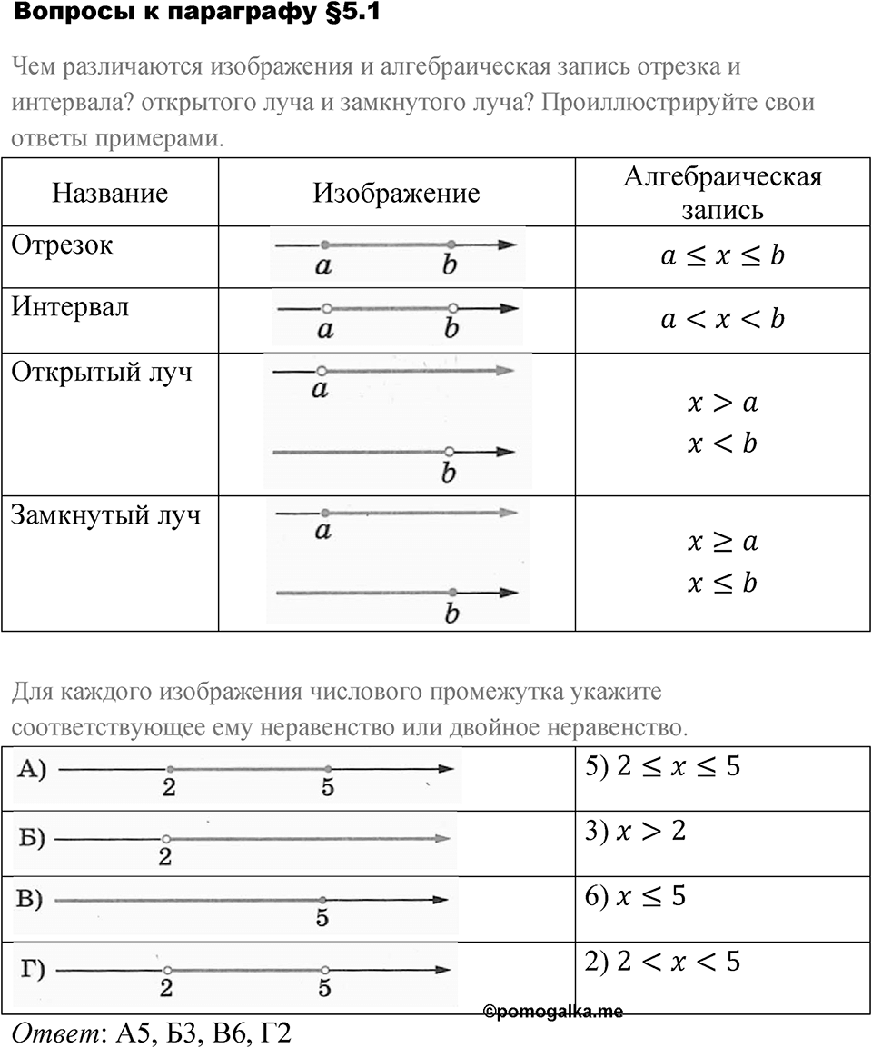 Страница 113. Вопросы после §5.1 — решение 1