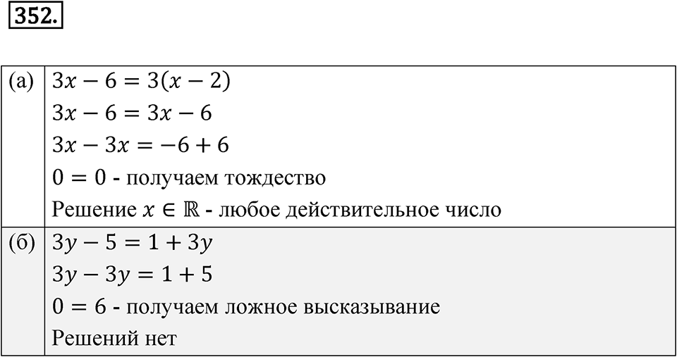 Номер 352 — решение 1