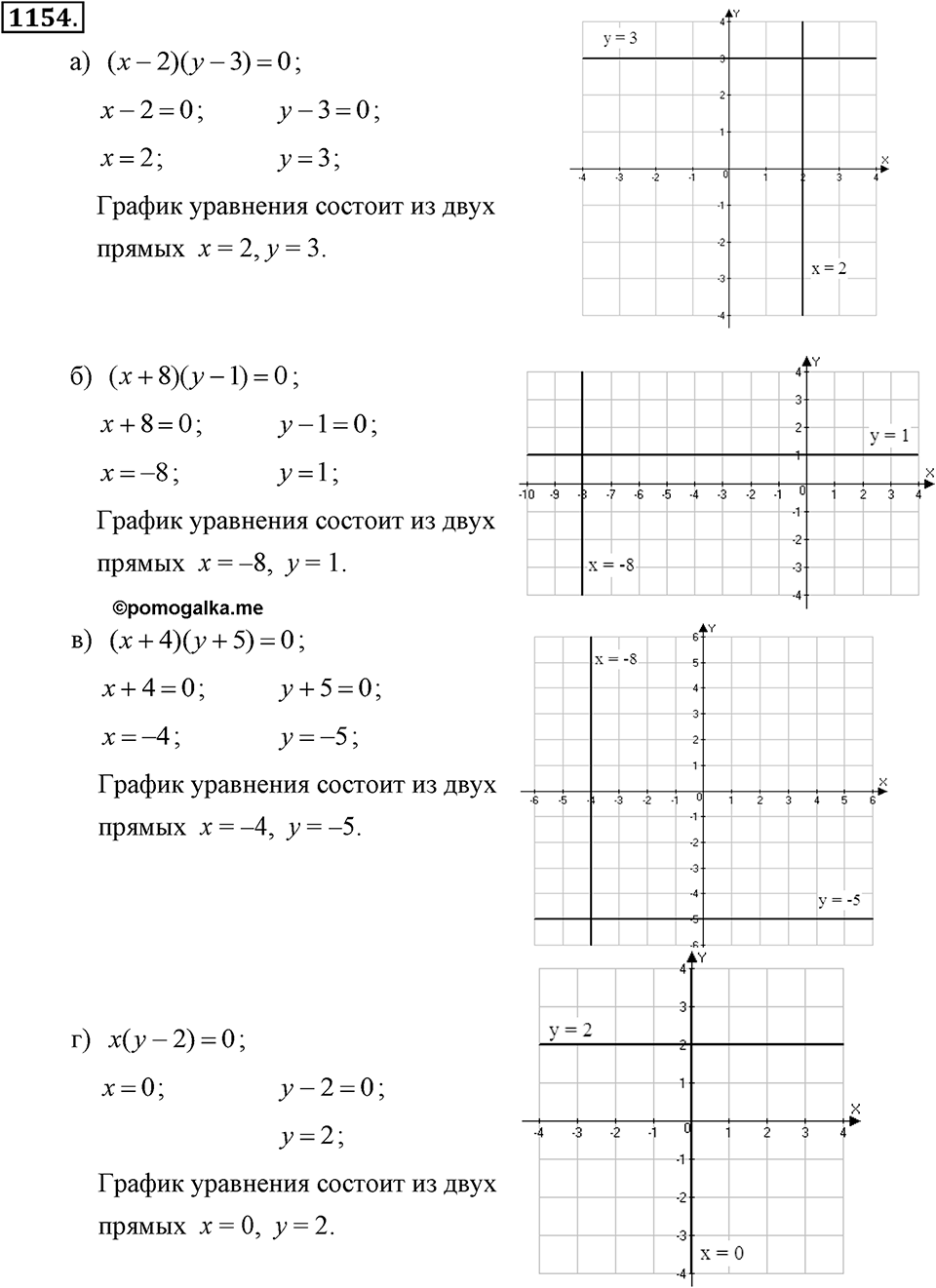 Номер 1154 — решение 2